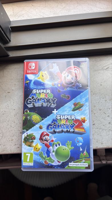 Super Mario galaxy 1 e 2 (em conjunto)