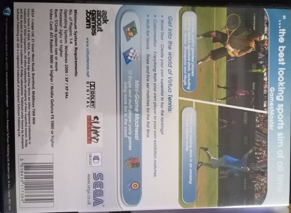 Virtua Tennis 3 (PC)