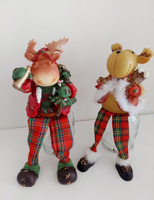 Biały aniołek świąteczny