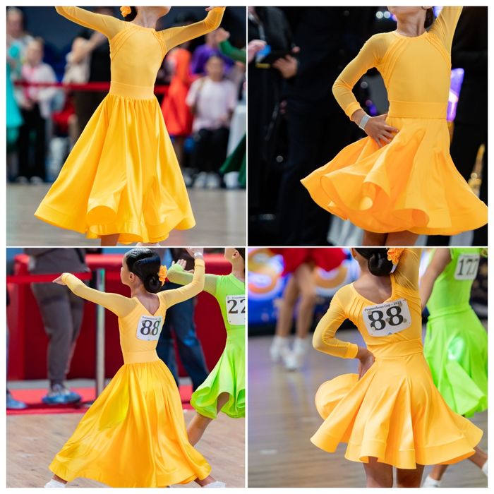 Сукня для бальних танців, 2 спідниці