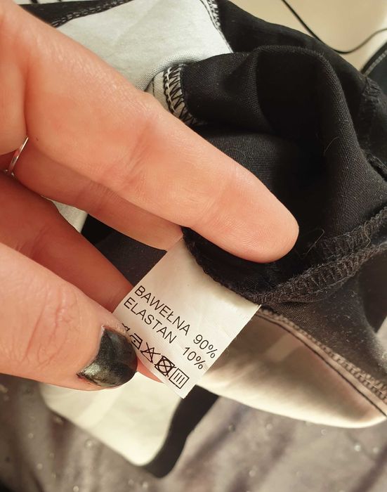 Sukienka 90% bawełna, zebra, rozmiar S/M