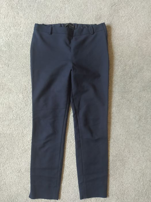 Spodnie materiałowe eleganckie Slim Fit cygaretki rurki Zara