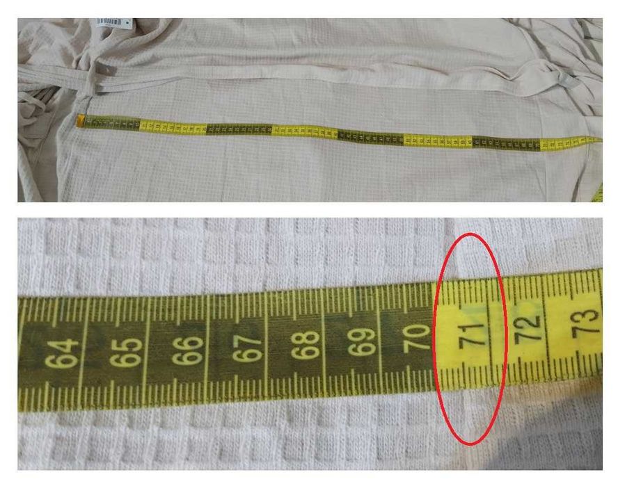 Amazon Roupão comprida branco Tam XL (128)