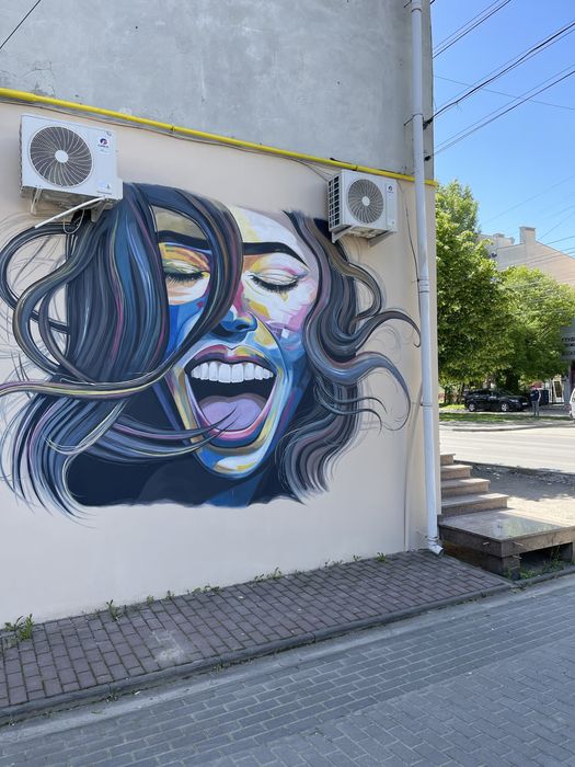 Настінний розпис Інтерєрна картина Художник Малюнок на стіні