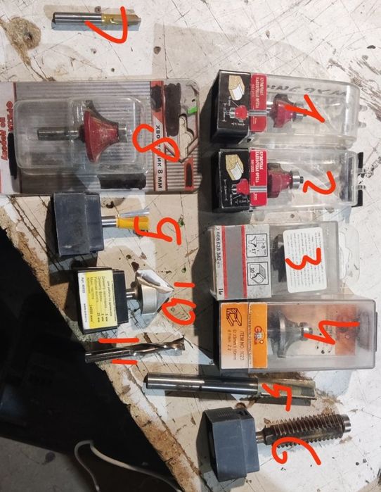 ФРЕЗИ для ручного фрезера!!! СРОЧНО ПРОДАЮ!!!
