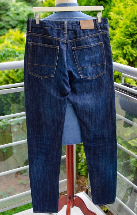 Klasyczne jeansy Spier & Mackay r32, 100% bawełna, denim premium, granatowe, 340g