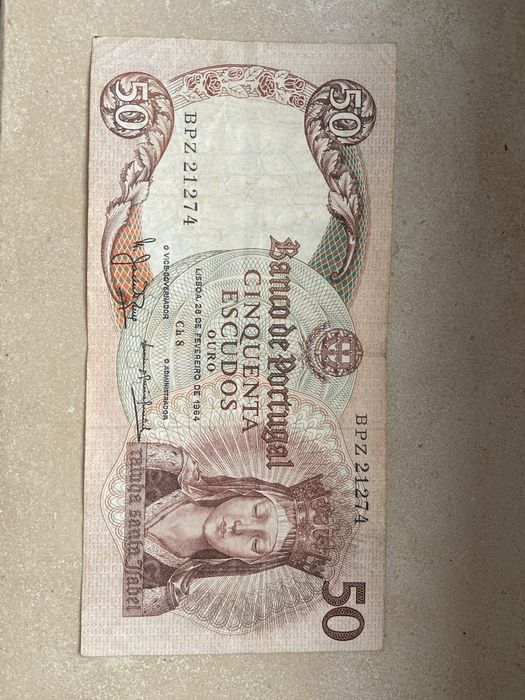 Notas 50 Escudos 1964