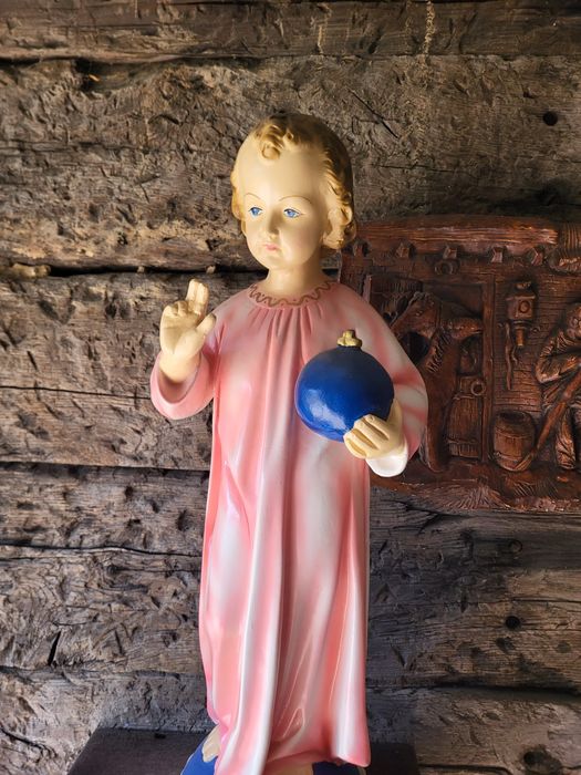 Duża figura Dzieciątko Pan Jezus Władca Wszechświata