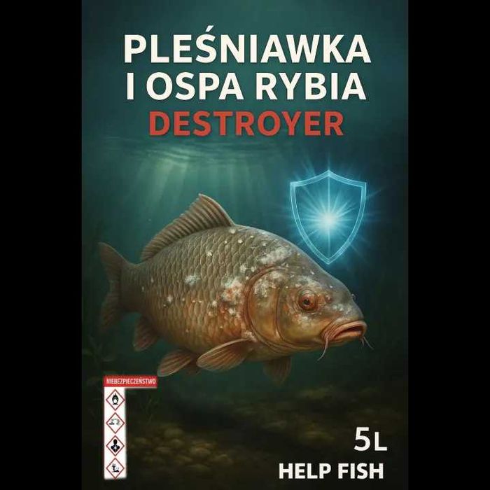 Destroyer Pleśniawka I Ospa Rybia Help Fish 5L
