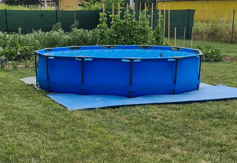 Basen BESTWAY Steel Pro MAX 305x76 że skimer i boją na chemię