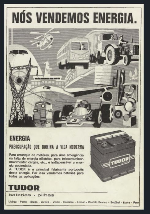 Bateria Tudor Vintage Rara