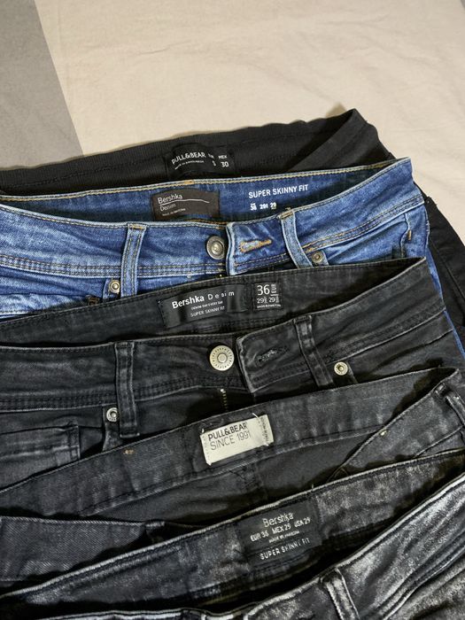 Lote Calças Homem Tam 36 / S — Bershka e Pull & Bear (Vários Modelos)