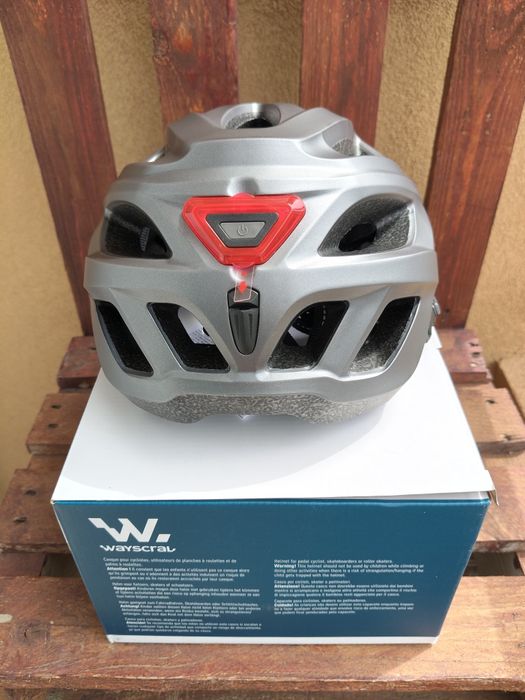 Capacete de Bicicleta Wayscral - Tamanho L (58-62cm) - Novo com Caixa