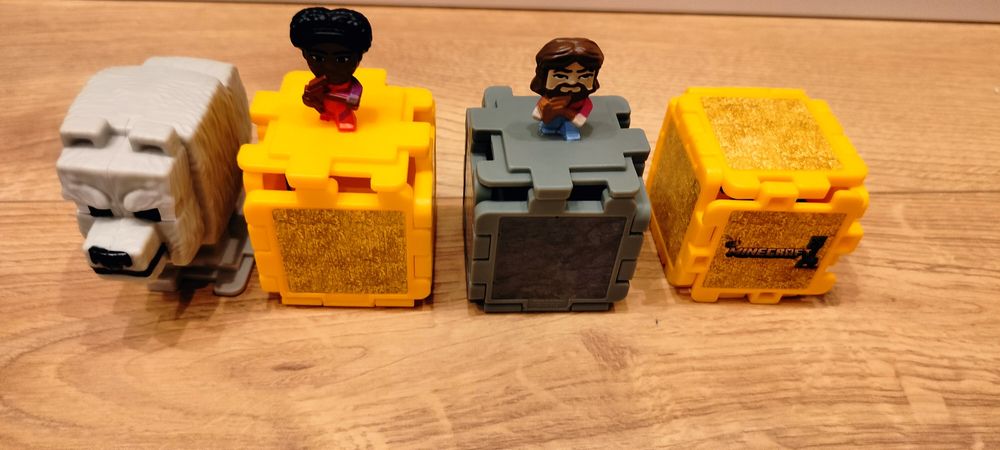 4 figurki Minecraft