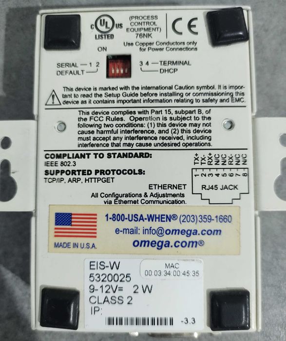 Conversor Ethernet - Série RS-232/RS-422/RS-48564550368496387123