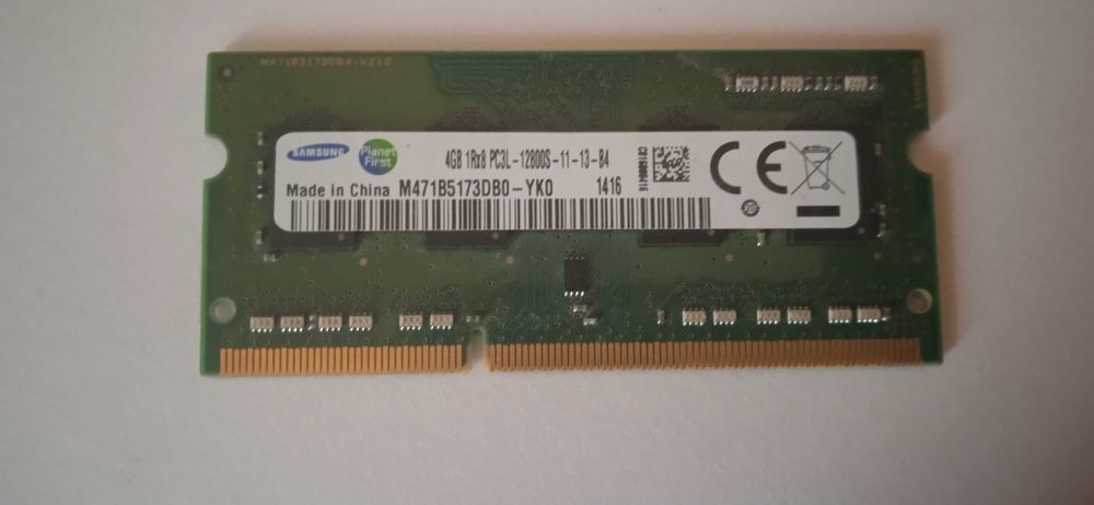 Оперативная память Samsung DDR3L 4GB 1600Mhz для ноутбука