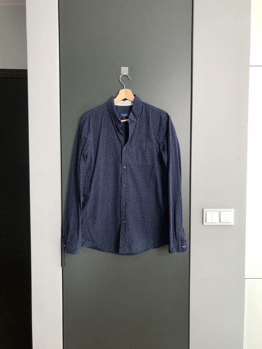 Pull&Bear granatowa koszula męska L