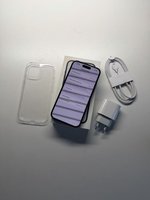 iPhone 15 256gb bateria 100% komplet