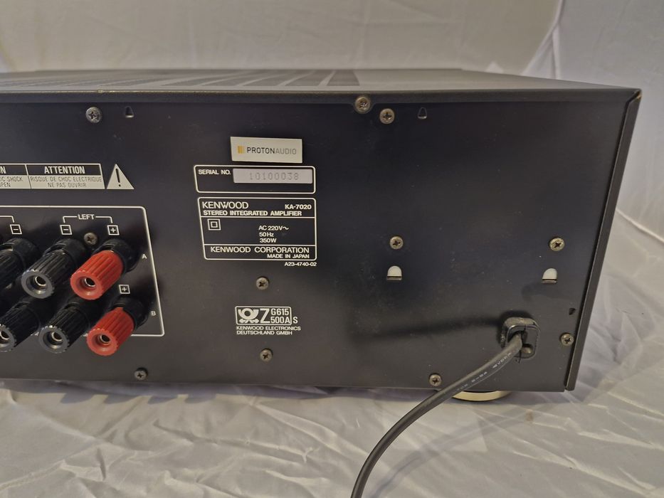 Wzmacniacz Kenwood KA-7020 – Klasyk. Po serwisie.