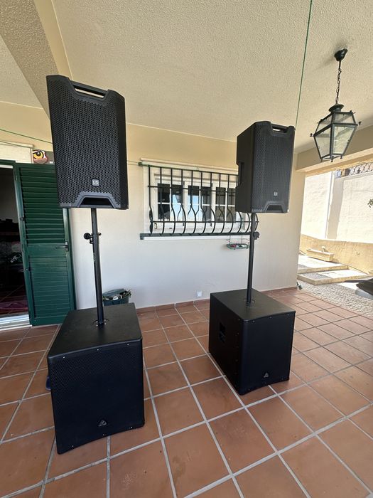 Sistema de som amplificado para alugar!