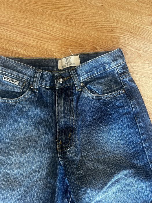 Spodnie jeans 8 rozm 146 old skool