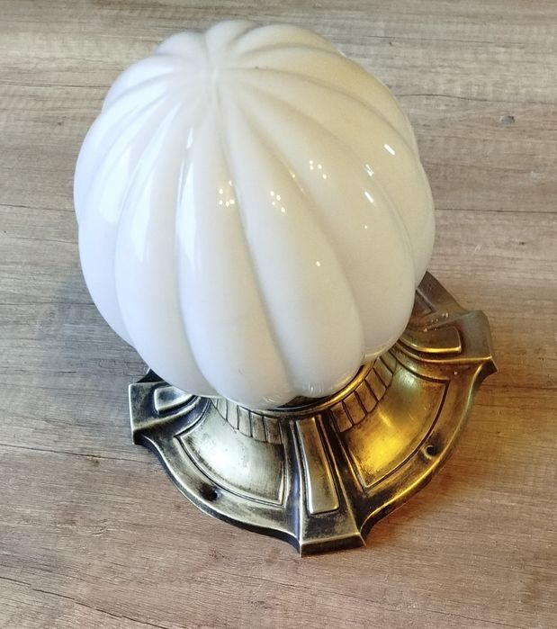 Plafon stara lampa sufitowa Art Deco