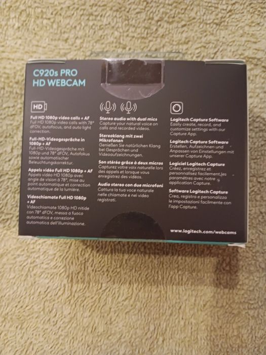 Kamera internetowa logitech C920s PRO