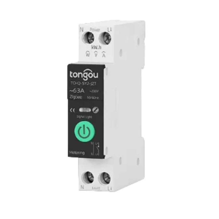 Автомат розумний 1-ф WiFi Tongou TO-Q-SY2-JWT 63А захист по I, U, W, C