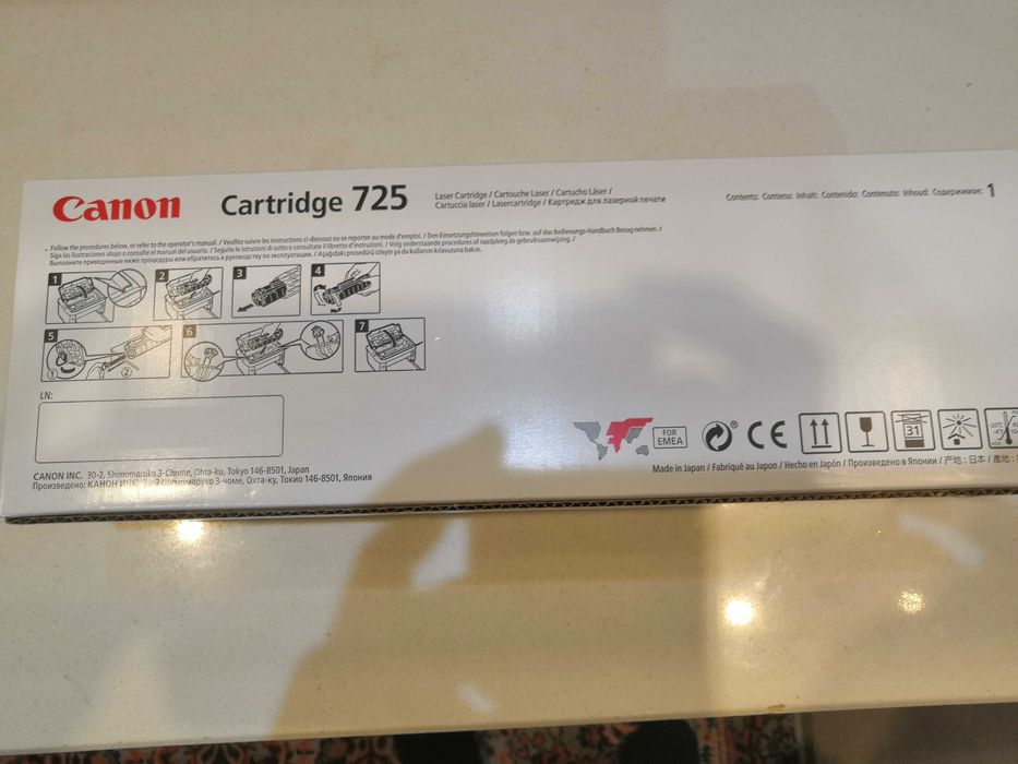 Картридж Canon 725 новый
