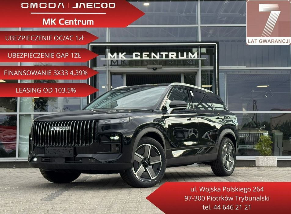 Jaecoo 7  HEV (224 KM) Premium 2026 + Ubezpieczenie 1 zł !