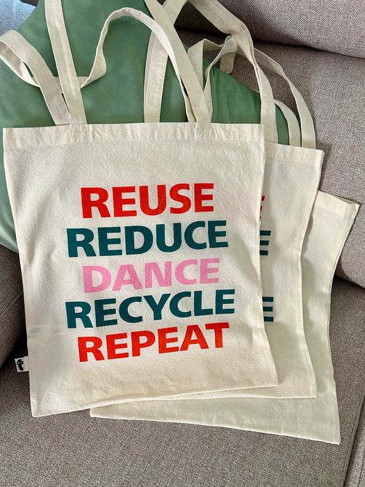 Tote bag Reuse Reduce Recycle