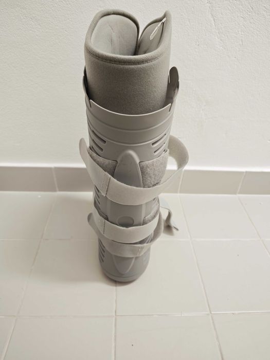Bota walker fixa insuflável longa
