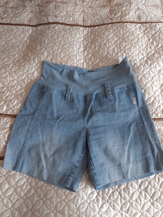 Spodenki ciążowe dżinsowe.