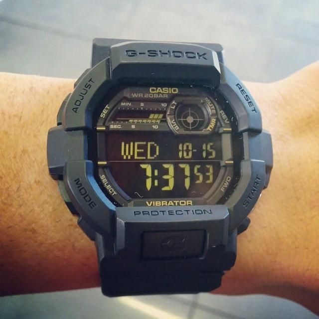 Мужские часы Casio GD-350-1B ! Оригинал! Фирменная гарантия 2 года!