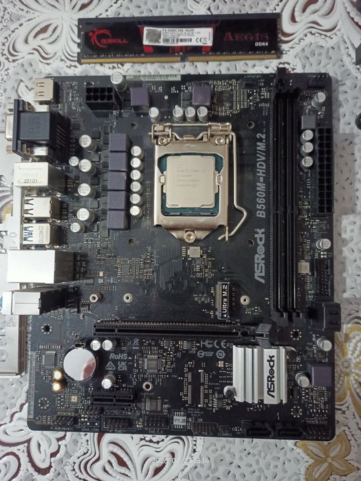 Комплект i5 10400f, ASrock B560m, DDR4 16gb 3200 Mhz, CHIFTEC 500W
