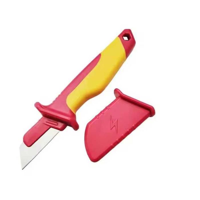 Nóż do ściągania izolacji dla elektryków elektryka – izolowany uchwyt