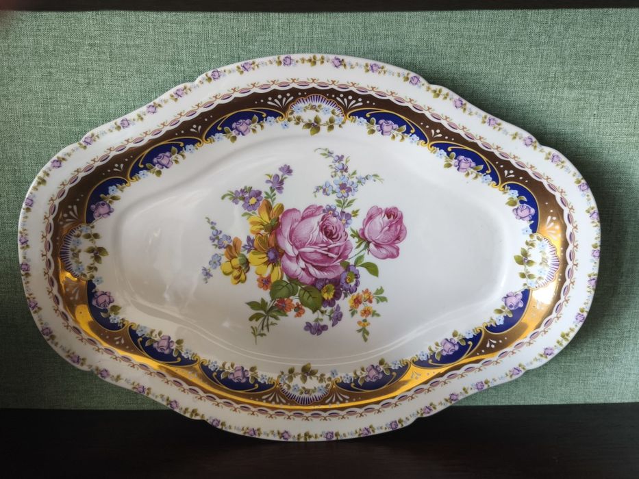 Conjunto prato e terrina Limoges
