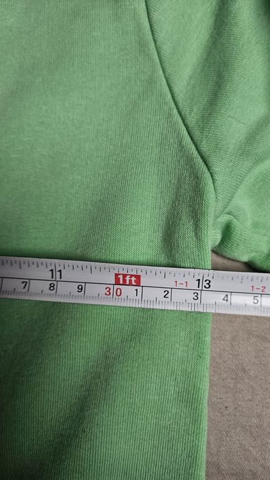 Zielona bluzka ocieplana rozm 110