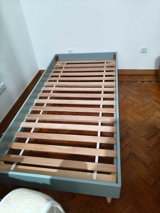 Cama de criança azul - 193*94,5