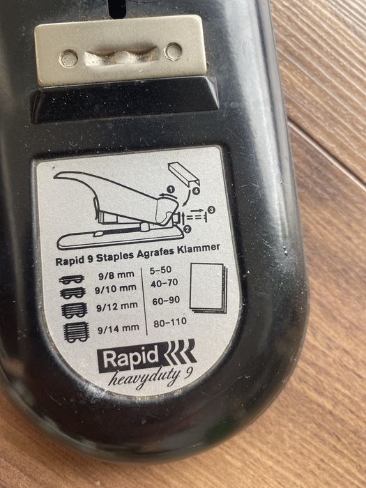Agrafador Rapid HD 9 Heavyduty  cinzento