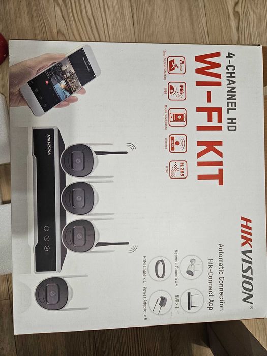 KAMERY monitoringu HIKVISION zestaw 4-chanel HD