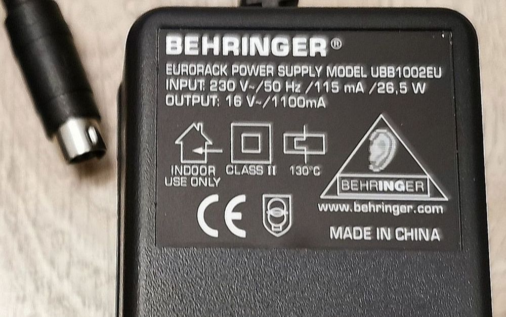Do Xenyx 1002B UBB1002B zasilacz Behringer