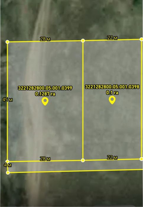 Земельна ділянка, Бровари, Зелена Поляна 2, є 13 та 10 соток