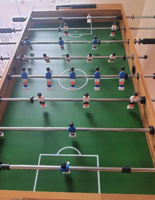 DREWNIANE PIŁKARZYKI NOWE stół do piłkarzyków trambambula + 2 piłki