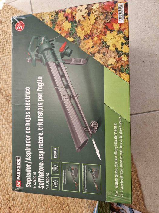 Soprador / aspirador de folhas eléctrico