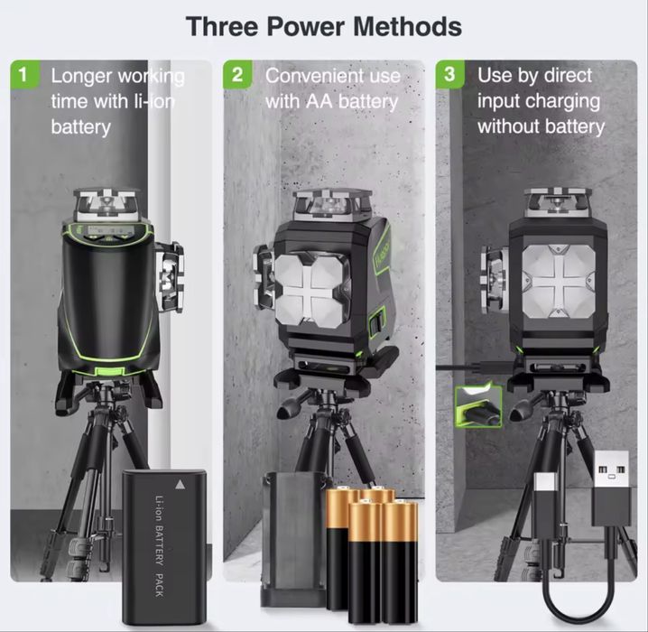 Лазерний рівень нівелір Huepar S04CG