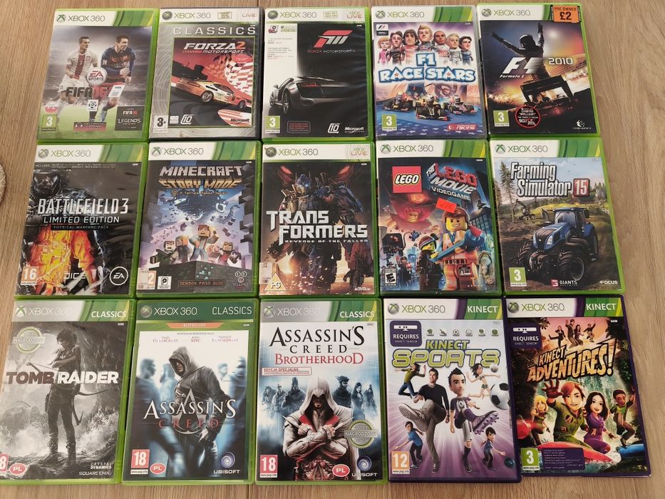 Xbox 360 slim dużo gier
