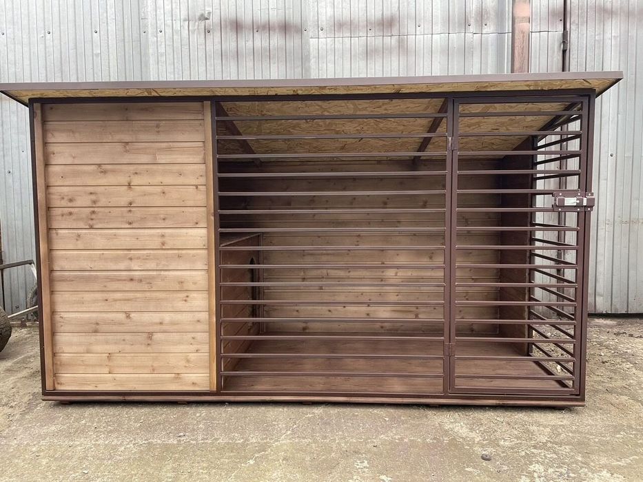 Вольер утеплённый с будкой 2.30/1.00+опции.