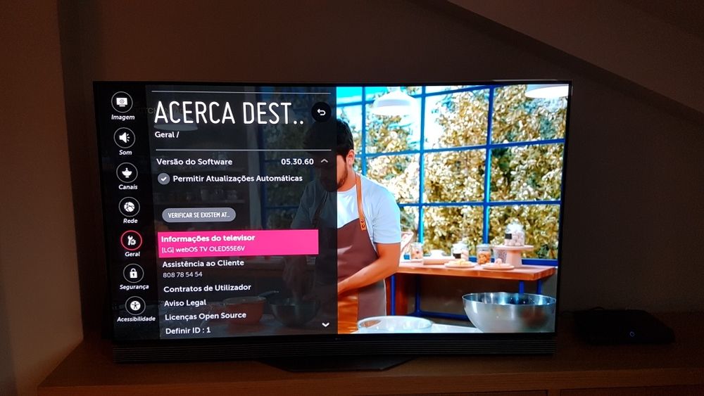 Televisão LG OLED 55e6v