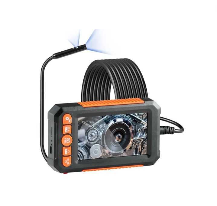 Kamera inspekcyjna do rur 1080p 4,3” 5 m przewód endoskop nagrywanie